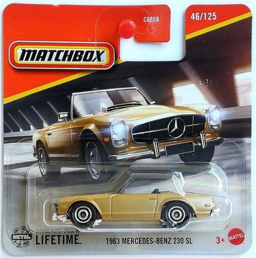 2025 Matchbox 1963 Mercedes-Benz 230 SL, Kinderen en Baby's, Speelgoed | Speelgoedvoertuigen, Nieuw, Ophalen of Verzenden