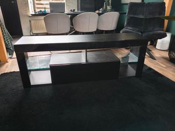 Zwart Hoogglans TV Meubel - 140cm Breed beschikbaar voor biedingen