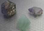 Brandberg Amethyst, Fluoriet Oktaeder, Almandien Granaat., Verzenden, Overige typen