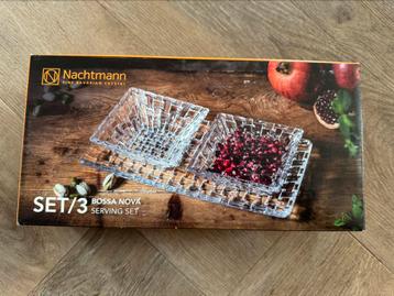Nachtmann Bossa Nova serveerset 3-delig Helder beschikbaar voor biedingen