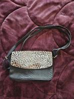 Zwart/panter schoudertasje, Ophalen of Verzenden, Zo goed als nieuw, Zwart, Schoudertasje