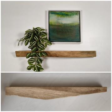 Zwevende wandplank - decoratief schap eiken 74,5 cm #75C beschikbaar voor biedingen