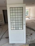 Binnendeur met glas, Doe-het-zelf en Verbouw, Deuren en Horren, Ophalen, Gebruikt, 80 tot 100 cm, Binnendeur