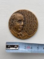 Bronzen Penning Prof. Dr. W.J. Kolff, Ophalen of Verzenden, Brons, Nederland