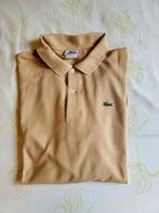 Beeldschone, originele, licht bruine Lacoste polo, XXXL Fr.8, Bruin, Lacoste, Overige maten, Ophalen of Verzenden