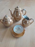 Antiek theeservies, parelmoer, 12 persoons theepot, Ophalen