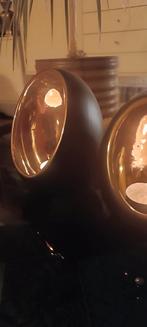 Zwart/gouden ei theelichthouders set, Huis en Inrichting, Overige materialen, Ophalen of Verzenden, Zo goed als nieuw, Modern