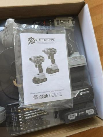 Nieuw Stahlgruppe 20V Power Tool Set – Accu Gereedschap beschikbaar voor biedingen
