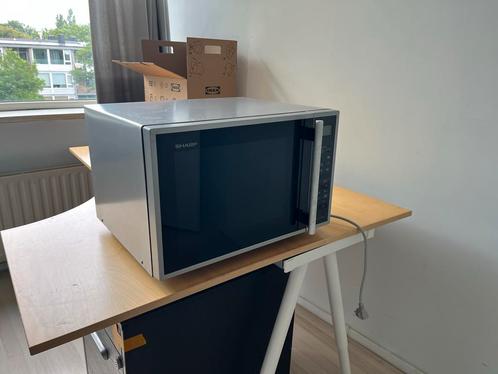 Sharp R-961INW combimagnetron 40L, Witgoed en Apparatuur, Magnetrons, Zo goed als nieuw, Vrijstaand, Combimagnetron, 45 tot 60 cm