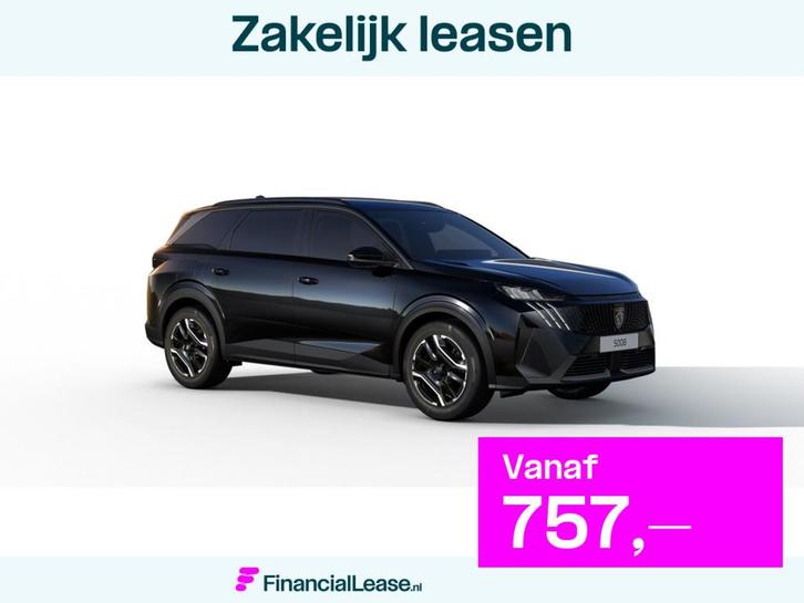 Peugeot 5008 Allure, Auto's, Peugeot, Bedrijf, Lease, Financial lease, Metallic lak, Trekhaak, Hybride Elektrisch/Benzine, Plug-in hybride