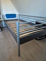 Solide Ledikant 90x200 + Matras - Wasbare Tijk!, Gebruikt, 90 cm, Eenpersoons, Wit