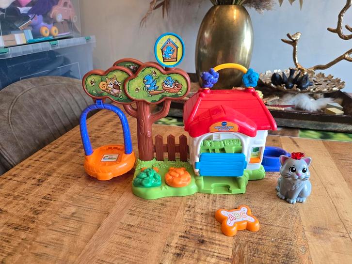 VTech Zoef Zoef Dieren Honden Hok, Kinderen en Baby's, Speelgoed | Babyspeelgoed, Zo goed als nieuw, Overige typen, Met geluid