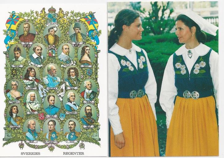 Zweedse koninklijk huis, set van 8 nieuwe fotokaarten, Verzamelen, Koninklijk Huis en Royalty, Nieuw, Kaart, Foto of Prent, Buitenland