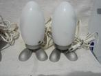 2x Vintage design Ikea Dino egg tafellamp Tatsuo Konno, Huis en Inrichting, Lampen | Tafellampen, Ophalen of Verzenden, Gebruikt