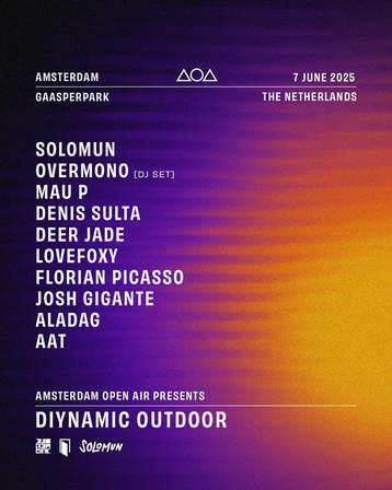 2 kaartjes Amsterdam Open Air (AOA) festival zaterdag 7 juni beschikbaar voor biedingen