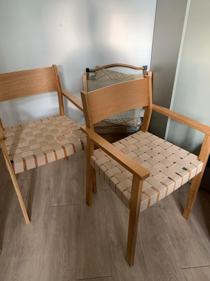 JYSK Vadehavet Eetkamerstoel - Japandi Stijl, Huis en Inrichting, Stoelen, Gebruikt, Eén, Hout, Bruin, Ophalen