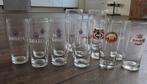 13 bierglazen fluitje en vaasje, Ophalen, Zo goed als nieuw, Bierglas