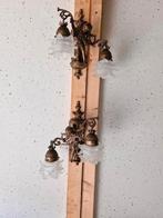 Twee antieke bronzen cupido engelen wandlampen, Antiek en Kunst, Ophalen of Verzenden