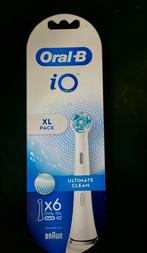 Oral-B iO Ultimate Clean Opzetborstels Zwart/ Wit - 6 Stuks, Sieraden, Tassen en Uiterlijk, Uiterlijk | Mondverzorging, Ophalen of Verzenden
