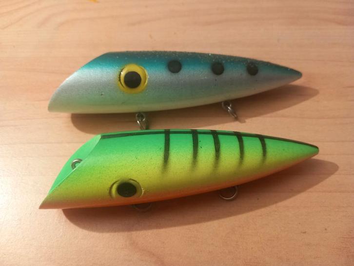 2x Lyman Lures - Zeldzaam!, Watersport en Boten, Hengelsport | Roofvissen, Ophalen of Verzenden