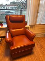 Comfortabele leren relaxfauteuil, Huis en Inrichting, Fauteuils, Ophalen, Gebruikt, 50 tot 75 cm, Leer