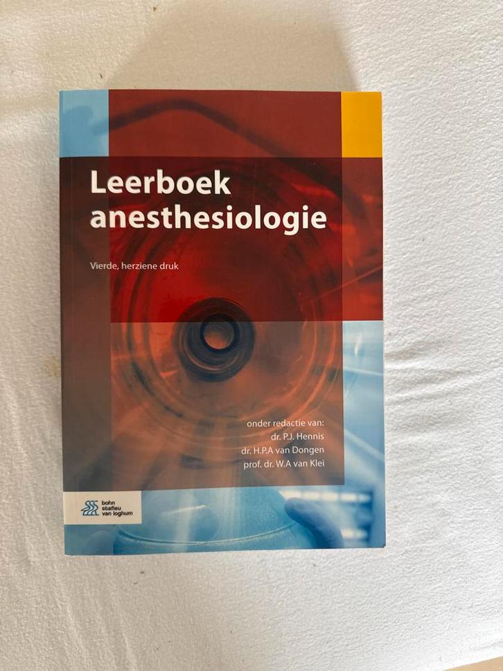 Leerboek Anesthesiologie - Handboek voor Specialisten, Boeken, Studieboeken en Cursussen, Zo goed als nieuw, WO, Beta, Ophalen of Verzenden