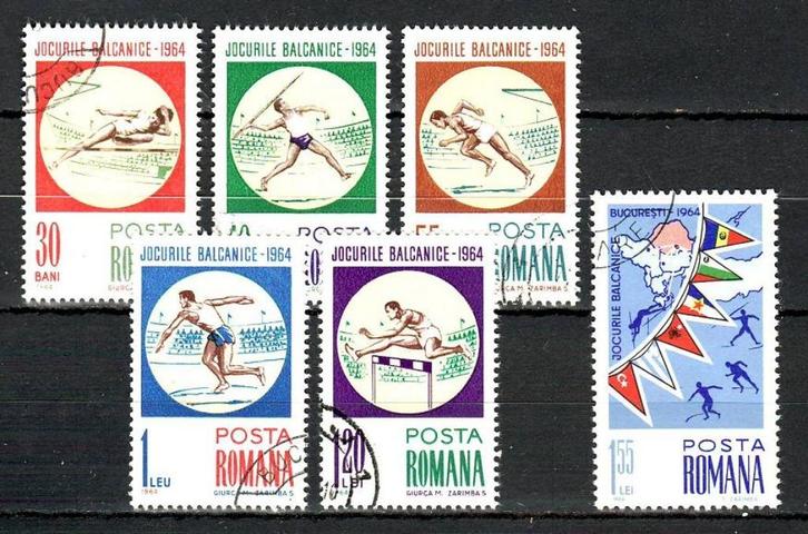 Roemenie Sport 229 serie, Postzegels en Munten, Postzegels | Thematische zegels, Sport, Verzenden