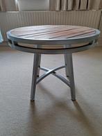 Teakhouten /chroom tafel, Ophalen, Zo goed als nieuw