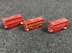Dubbeldekker 3x miniatuur, Hobby en Vrije tijd, Modelauto's | Overige schalen, Ophalen of Verzenden, Gebruikt, Bus of Vrachtwagen