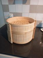 Ikea kanelmott bamboe fruitmand, Ophalen, Overige materialen, Mand, Rond