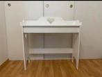 Gerestyled witte sidetable, bureau, make up tafeltje, Ophalen, Zo goed als nieuw, Bureau
