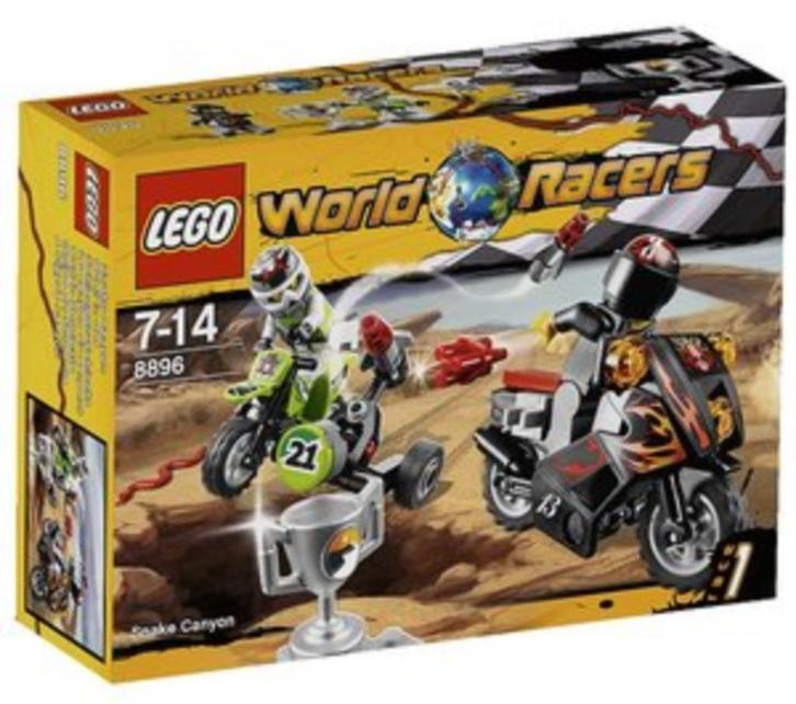 Lego set 8896 (uit 2010) - World Racers in Snake Canyon., Kinderen en Baby's, Speelgoed | Duplo en Lego, Gebruikt, Lego, Complete set