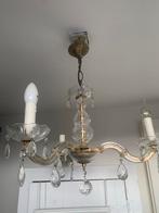 Kleine Kroonluchter 3-Arm - Werkt Perfect!, Huis en Inrichting, Lampen | Kroonluchters, Ophalen, Gebruikt, Glas