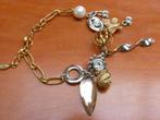 meisjes bedel armband, goud en zilver kleur, Sieraden, Tassen en Uiterlijk, Kindersieraden, Ophalen of Verzenden, Zo goed als nieuw
