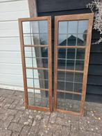 2 glas in looddeurtjes 45 x137 cm per deur, Ophalen, Zo goed als nieuw, Minder dan 80 cm, Minder dan 80 cm