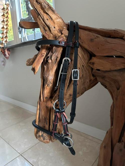 Nieuwe bitloze hoofdstellen sidepulls leer ook met rope, Dieren en Toebehoren, Paarden en Pony's | Hoofdstellen en Tuigage, Nieuw