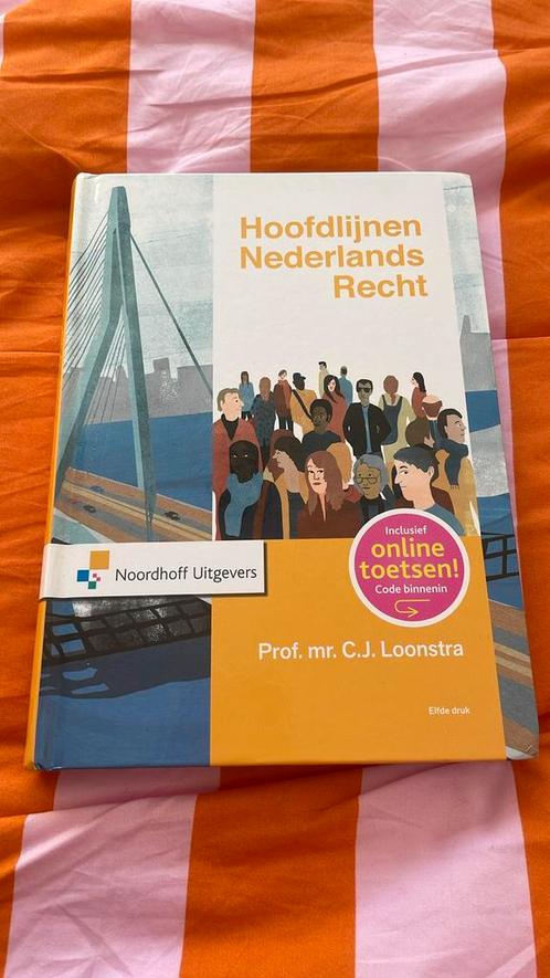 C.J. Loonstra - Hoofdlijnen Nederlands recht, Boeken, Wetenschap, Gelezen, Overige wetenschappen, Ophalen of Verzenden