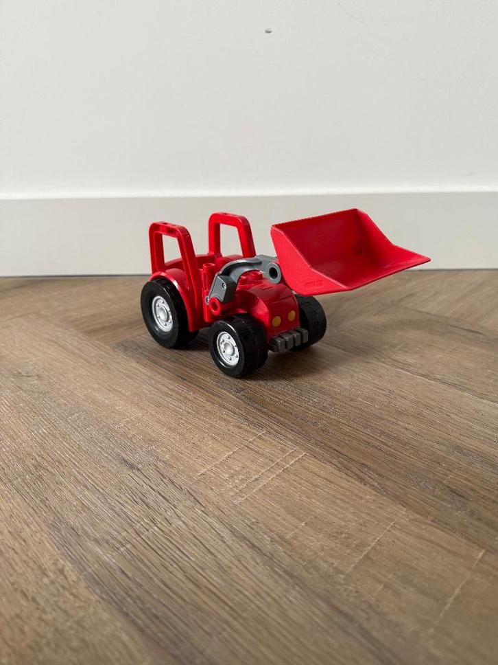 Heel goed rood vintage Lego Duplo trekker tractor set 5747, Kinderen en Baby's, Speelgoed | Duplo en Lego, Zo goed als nieuw, Duplo
