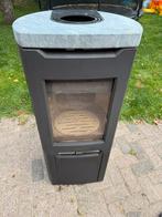 Jøtul F262 houtkachel met speksteen en zijruiten, Huis en Inrichting, Ophalen of Verzenden, Zo goed als nieuw, Hout, Houtkachel