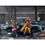 Iron Studios BTTF II Statue 1/10 DeLorean, Marty, Doc Brown, Verzamelen, Ophalen of Verzenden