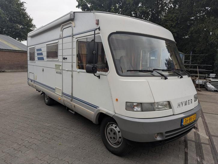Hymer B644 - 6 persoons integraal camper, Caravans en Kamperen, Campers, Particulier, meer dan 6, Integraal, Hymer, Ophalen