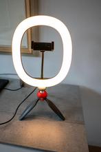 LED ringlamp, Ophalen of Verzenden, Zo goed als nieuw, Lamp of Flitsset