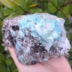 Amazoniet met veel Rookkwarts edelsteen natuursteen mineraal, Verzamelen, Mineralen en Fossielen, Ophalen of Verzenden