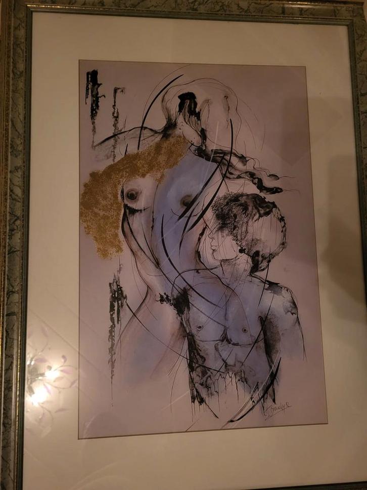 Schilderij van Heidi Bresinsky, Antiek en Kunst, Kunst | Tekeningen en Foto's, Ophalen