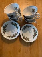 6 kop en schotels kerst, Huis en Inrichting, Keuken | Servies, Ophalen, Porselein, Overige stijlen, Kop(pen) en/of Schotel(s)
