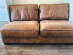 2 zits leren bank, Huis en Inrichting, Banken | Bankstellen, Ophalen, Gebruikt, 150 tot 200 cm, Tweepersoons