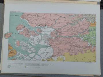B008 / plattegrond St. Elizabethvloed in 1476 uit 1915 beschikbaar voor biedingen