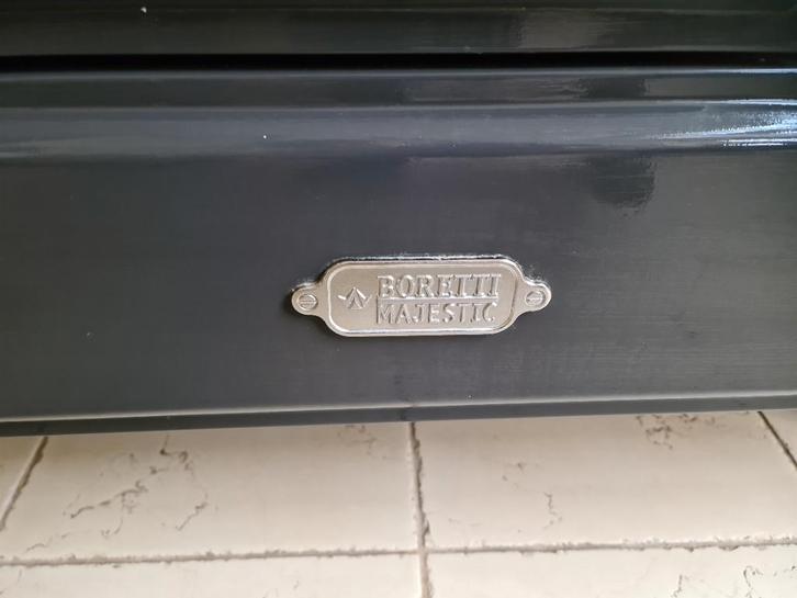 5 pits Boretti fornuis, Witgoed en Apparatuur, Fornuizen, Gebruikt, Vrijstaand, Gas, 5 kookzones of meer, 90 tot 95 cm, 60 cm of meer