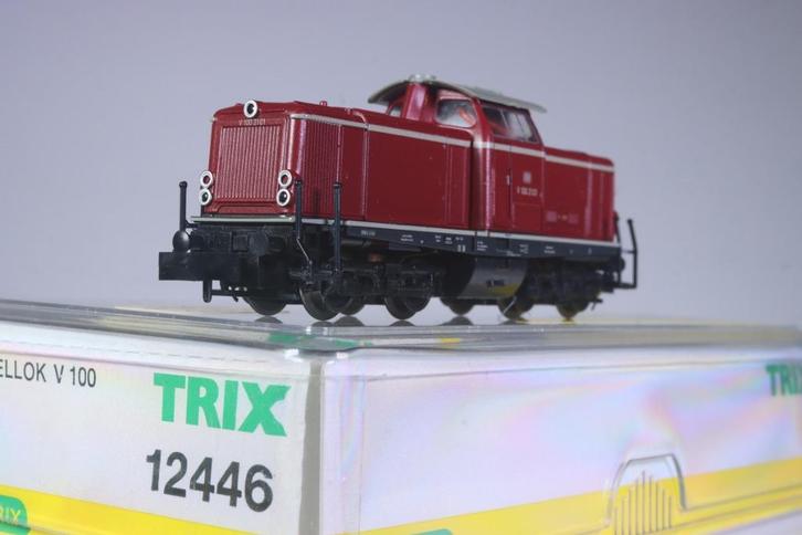 Diesellocomotief type V 100, DCC-digitaal, DB, Hobby en Vrije tijd, Modeltreinen | N-Spoor, Nieuw, Locomotief, Gelijkstroom, Trix