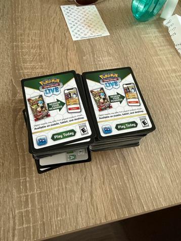 280 Pokémon TCG Live Code Kaarten - Nieuw beschikbaar voor biedingen